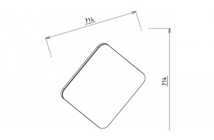 Зеркало для туалетного стола Larissa (Ларисса) lars-24
