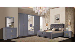 Спальный гарнитур Бодрум (белый,серый,капучино)