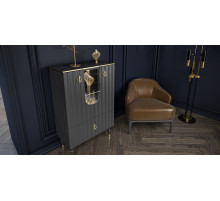 Комбинированный шкаф витрина Лоренсо МН-043-01