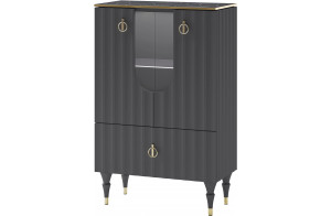 Комбинированный шкаф витрина Лоренсо МН-043-01