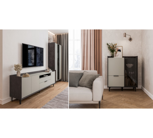 Шкаф комбинированный Модена МН-048-24