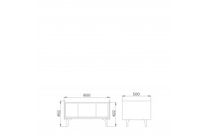 Журнальный столик Модена МН-048-26