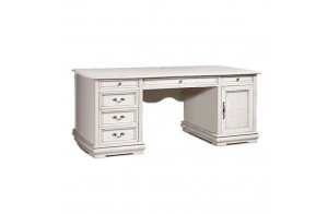 Стол письменный Оскар ММ-218-20 (белая эмаль+пт)