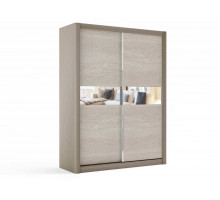 Двухстворчатый шкаф-купе для одежды СЛ-9 Лацио
