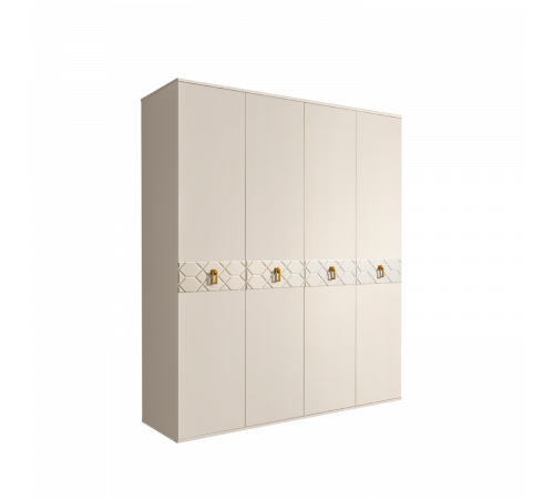 Четырехстворчатый шкаф для одежды Богемия Фарфале (Bogemia Farfalle) БМШ2/4 (Fа)