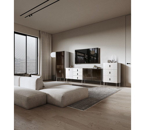 Комод для гостиной Богемия Фарфале (Bogemia Farfalle) БМКМ-5(Fa) [5]