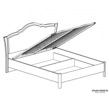 Двуспальная кровать 180х200 Мартина 830
